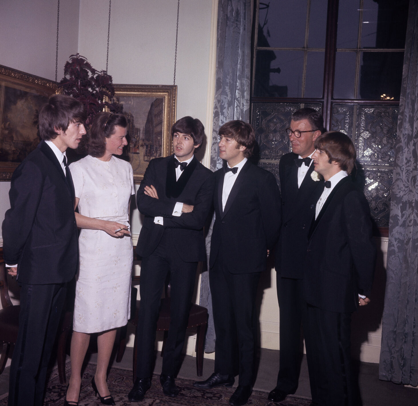 John Lennon, Paul McCartney, George Harrison, Ringo Starr, Richard Starkey, Isabel Derby, Edward John Stanley
